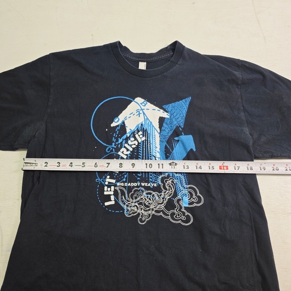 Big Daddy Weave "Let It Rise" Christian Rock Band Tour Black‎ T-Shirt Men's Sz L - Picture 5 of 6